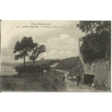 CPA: SAINT-SERVAN, CHEMIN du ROSAIS, vers 1910