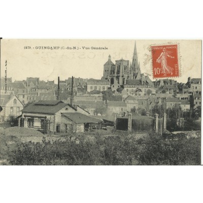 CPA: GUINGAMP, Vue Générale, années 1910