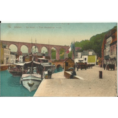 CPA: DINAN, Le Port, Animé, vers 1900