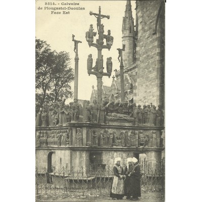 CPA: PLOUGASTEL-DAOULAS, le Calvaire, vers 1900