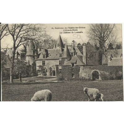 CPA: PLESTIN-LES-GREVES, le Chateau de LESMAES, vers 1910