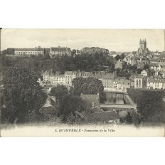 CPA: QUIMPERLE, Panorama de la Ville, vers 1910