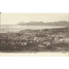 CPA: CANNES, Vue sur la Ville & l'Esterel, vers 1900