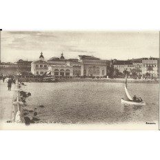 CPA: CANNES, le Casino vu de la Mer, vers 1900