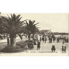 CPA: CANNES, Promenade sur la Croisette, années 1900