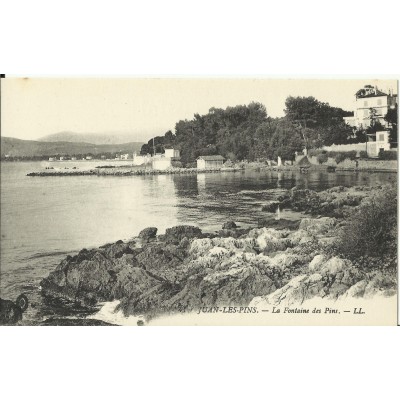 CPA: JUAN-LES-PINS, la Fontaine des Pins, Années 1900