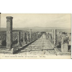 CPA: ALGERIE, TIMGAD, RUINES ROMAINES, années 1900