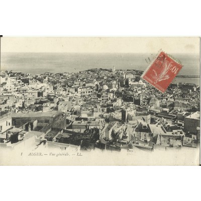 CPA: ALGER, Vue Générale, années 1900