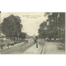 CPA: BREST, Place de la Liberté (Promenades), années 1910