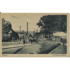 CPA: BREST, La Porte du Conquet, années 1900