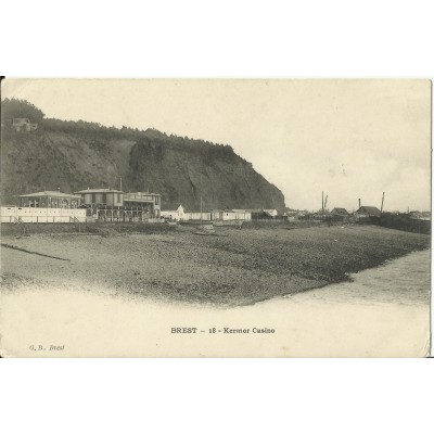 CPA: BREST, KERMOR, Casino, vers 1900