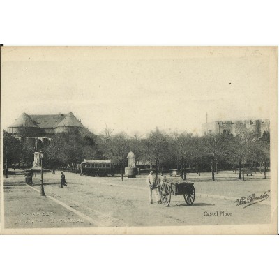 CPA: BREST, PLACE DU CHATEAU, vers 1910