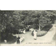 CPA: BREST, Jardin des rampes du Port de Commerce, vers 1910