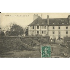 CPA: BREST, Fautras. Artillerie Coloniale, vers 1910