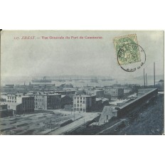 CPA: BREST, Vue Générale du Port de Commerce (1900)