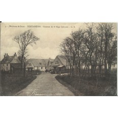 CPA: PONTANEZEN, Caserne du 6e Régiment Colonial, vers 1900