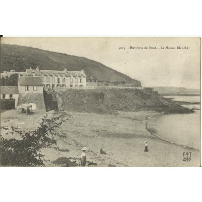 CPA: BREST (Environs), La Maison Blanche, vers 1910