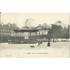 CPA: BREST, La Place du Champ de Bataille, vers 1900