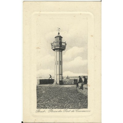 CPA: BREST, Phare du Port de Commerce, années 1910