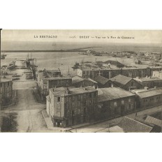 CPA: BREST, Vue sur le Port de Commerce, années 1900