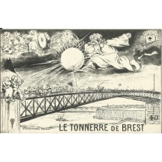 CPA: BREST, TONNERRE DE BREST, vers 1920