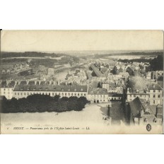 CPA: BREST, Panorama pris de l'Eglise St-Louis, vers 1910