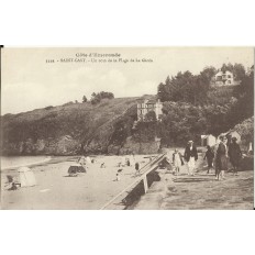 CPA: SAINT-CAST, Un Coin de la Plage de la Garde, années 1910