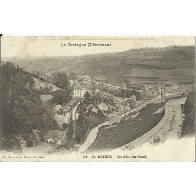 CPA: SAINT-BRIEUC, La Cote de Gouet, années 1900