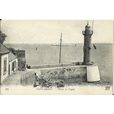 CPA: SAINT-BRIEUC, Phare du Légué, années 1910