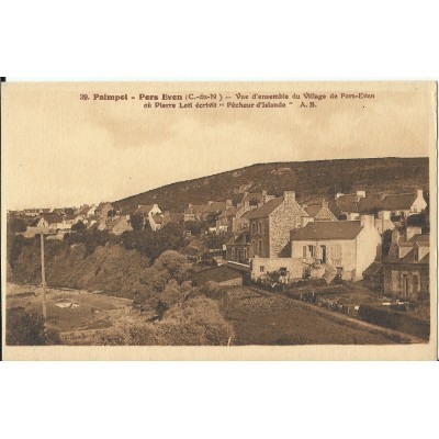 CPA: PAIMPOL, Vue d'ensemble de Pors-Even, vers 1930