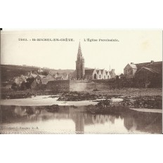 CPA: ST-MICHEL-EN-GREVE, L'Eglise Paroissiale,années 1920