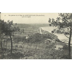 CPA: ST-EFFLAM, Vue Générale de la Plage, vers 1910