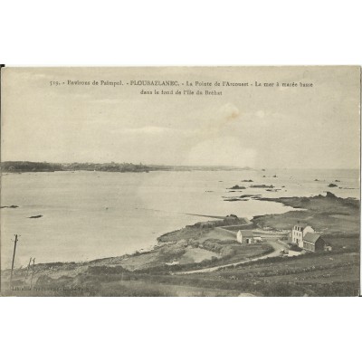 CPA: PLOUBAZLANEC, La Pointe de l'Arcouest, années 1910