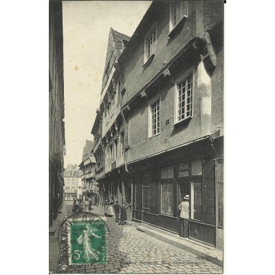 CPA: SAINT-BRIEUC, Rue Saint-Jacques, années 1910