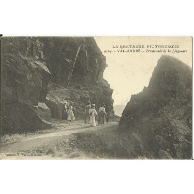 CPA: VAL-ANDRE, Promenade de la Lingouare, années 1910