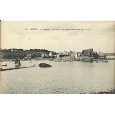 CPA: PAIMPOL, Loguivy, la Roche des Douaniers, vers 1910