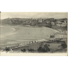 CPA: PERROS-GUIREC, la Plage de Trestraou à la Pointe de Pors-Nevez, vers 1910