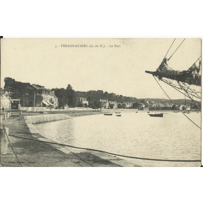 CPA: PERROS-GUIREC, Le Port dans les années 1910