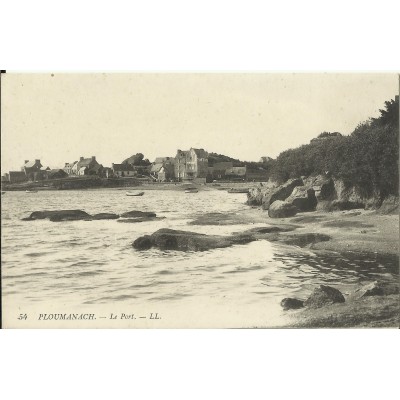 CPA: PLOUMANAC'H, le Port, vers 1910