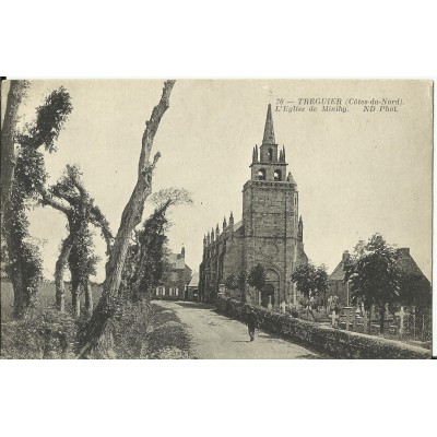 CPA: TREGUIER, l'Eglise de Minihy, vers 1910