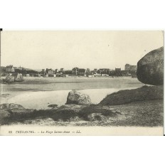 CPA: TREGASTEL, La Plage Sainte-Anne, années 1910