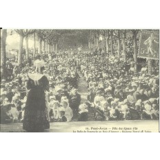 CPA (REPROD): PONT-AVEN, Fete des Ajoncs d'Or, vers 1900.