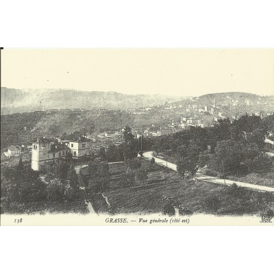 CPA: (REPRO). GRASSE, Vue Générale (Est), vers 1900.