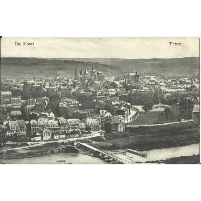 CPA: ALLEMAGNE, TRIER, Die Mosel, (jahre 1920)