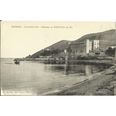 CPA: ESTEREL, Corniche d'Or, Chateau de THEOULE, 1910