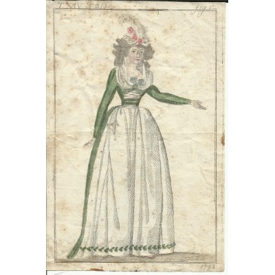 GRAVURE de MODE du XVIIIe s. ENGRAVING FASHION XVIIIth. (11)