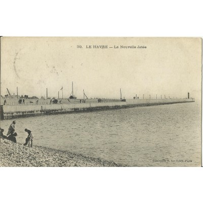 CPA: LE HAVRE, La Nouvelle Jetée, vers 1900