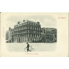 CPA: LE TREPORT, Hotel de la Plage, vers 1900