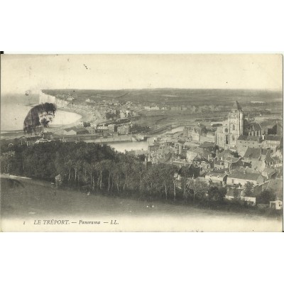 CPA: LE TREPORT, Panorama, Années 1900