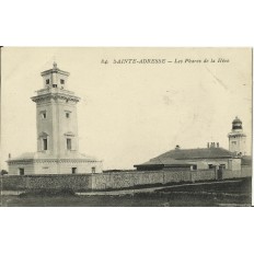 CPA: SAINTE-ADRESSE, Les Phares de la Hève, vers 1910